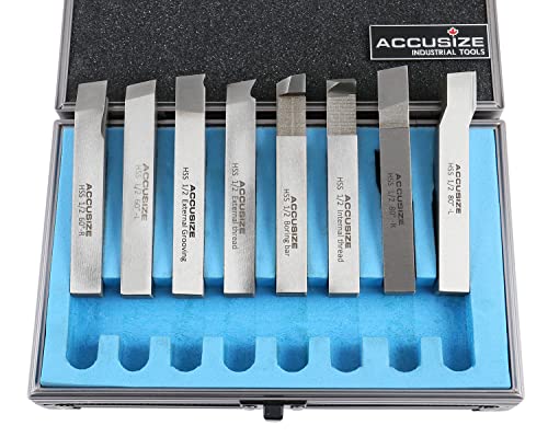 Accusize Industrial Tools HSS Tool Bit Pre-Ground, 1/2 in, 2662-2004 - size: 1/2 in