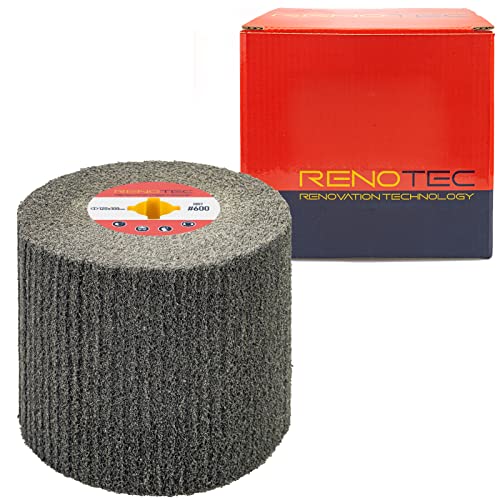 120x100mm Non-Woven Abrasive Flap Wire Drawing Polishing Burnishing Wheel for The Surface Treatment of Metal Products (600 GRIT) - style: Grit600