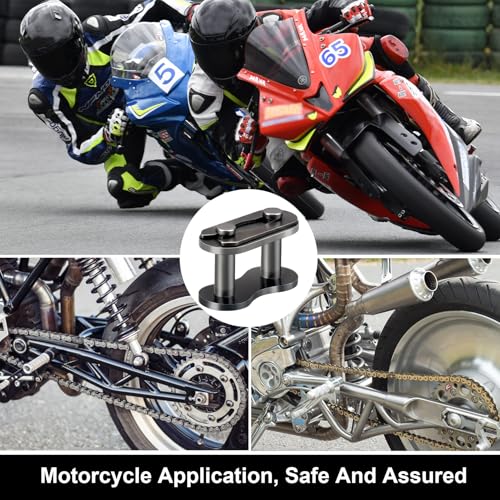 PAGOW 5 Pcs #420 Chain Master Link Roller, Steel Alloy Heavy Duty Connector for Motorcycle 50cc-125cc ATV Quad 4 Wheeler - color: #420, 5pcs