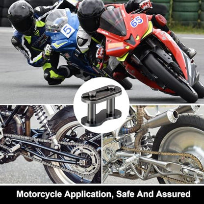 PAGOW 5 Pcs #420 Chain Master Link Roller, Steel Alloy Heavy Duty Connector for Motorcycle 50cc-125cc ATV Quad 4 Wheeler - color: #420, 5pcs