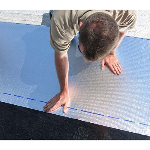 MFM Peel & Seal Self Stick Roll Roofing (1, 12in. Aluminum) - size: 12in. Aluminum