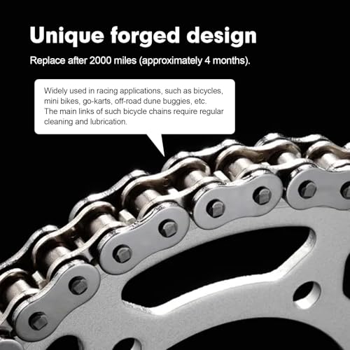 10 PCS #415 Roller Motorcycle Chain Master Links, Heavy Duty Manganese Steel Drive Chain Repair Master Connector Links, Universal for ATV Quad Scooter Motorcycle Go Kart Moped Mini Bike - size: #415