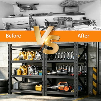 Garage Storage Shelves,73" H*48" W*22.4" D Heavy Duty - size: Super Heavy Duty 73"H*48"W*22.4"D