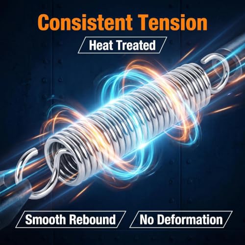 12 Pack 9600 Stainless Steel Extension Springs, 1/4 Inch x 1-1/2 Inch