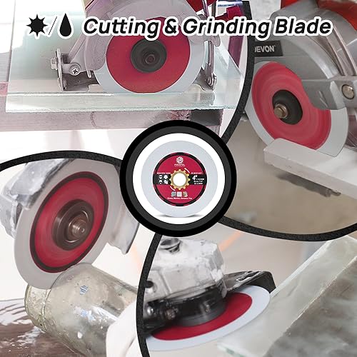 FOCSTOL Diamond Glass Cutting Disc 3pcs 4''(100mm) - size: 4''(100mm)