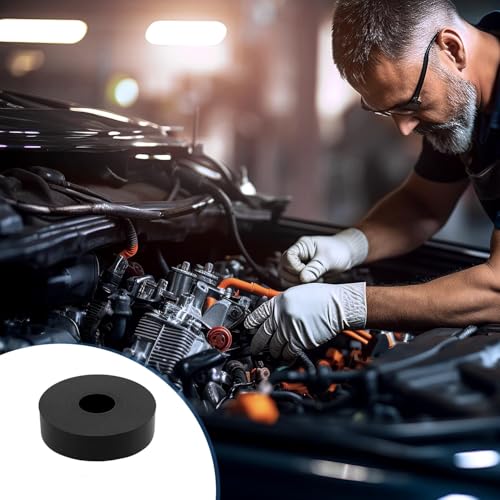 4 PCS Multi Purpose Rubber Spacer, 1-2/5" OD x 3/8" ID x 5/16" Thickness - size: 1-2/5" OD x 3/8" ID x 5/16" Thickness