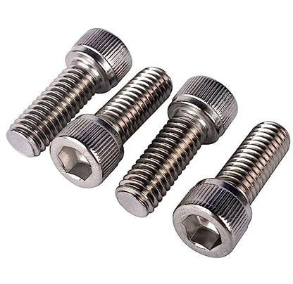 1/4-20 x 2 Allen Hex Socket Head Screw Bolt, 304 Stainless Steel 18-8, UNC Machine Full Thread, Pack of 20 - size: 1/4-20 x 2" (20 PCS)