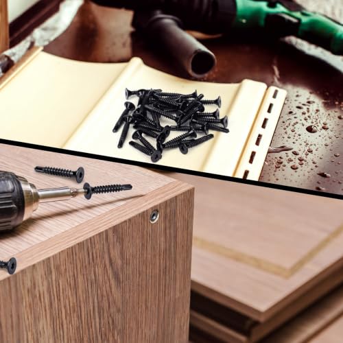 Yaocom 2 lb Wood to Metal Self Drilling Screws, #10-16 x 1-1/4", 286 Pcs - color: 2 lb