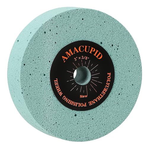 Polyurethane Buffing Wheels 2000 Grit. Mirror Polishing Stainless Steel (3 inch) - size: 3 inch