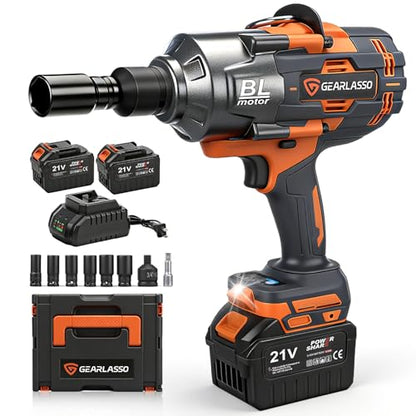 3/4 Cordless Impact Wrench 1475Ft-lbs (2000N.m) High Torque Impact Gun - size: 2000N.m