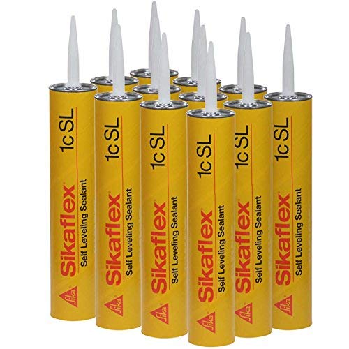 Sikaflex 1c SL Self Leveling Sealant 29 oz Limestone, Pack of 12 - style: Pack of 12 & Backer Rod