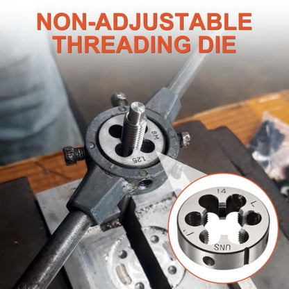 1"-14 UNS Round Threading Die Left Hand Alloy Steel - size: 1"-14 UNS