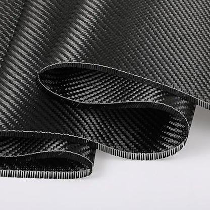 10ft x 12 Inch Carbon Fiber Fabric, 3K 220g 2x2 Twill Weave Cloth for Structural Reinforcement on Cars, Boats, Concrete Walls and DIY Repair, Black (1 Roll)