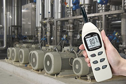 Extech 407730 Digital Sound Level Meter, 40 to 130dB, A/C Weighting - style: Digital Sound Level Meter