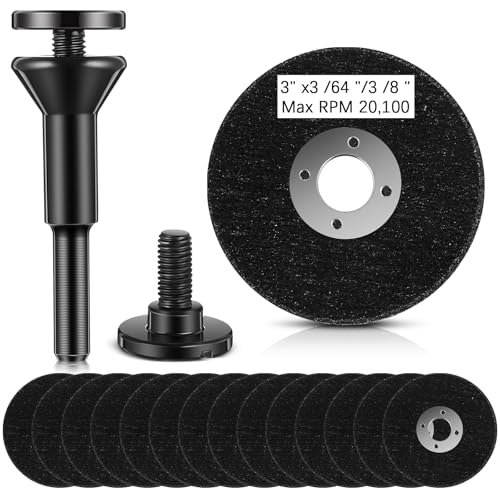 Lasnten 3 Inch 50 Pack Die Grinder Cut-Off Wheels with 1/4" Arbor Mandrel - size: 3 Inch