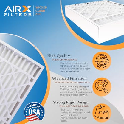 AIRx Filters 20x20x5 Furnace AC Filter MERV 11 Allergy ReservePro 4367/4354 - size: 20x20x5