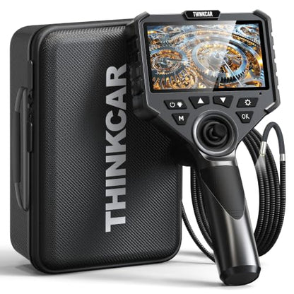 THINKCAR 4-Way Articulating Borescope,6.2mm Slim Probe,5X Zoom