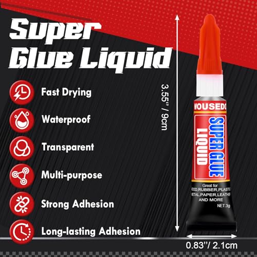 12 X 3g Super Glue Liquid, Fast Drying All-Purpose Cyanoacrylate(CA) Glue - size: Liquid