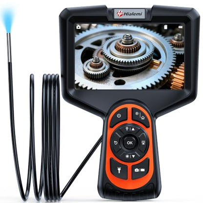 3.9mm Borescope Camera with Light, 5" Industrial Endoscope Camera
