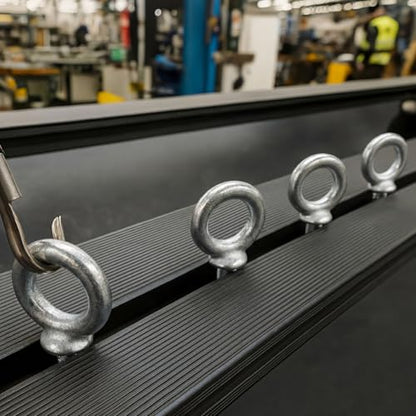 LEIFIDE 8 Pcs Eye Bolt with Nut, 3/8" X 4-1/2" Galvanized Forged Steel - size: 3/8" X 4-1/2"