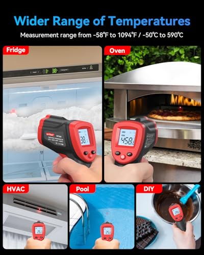 Wintact Infrared Thermometer, Digital Surface Temperature Gun -58℉ to 1094℉