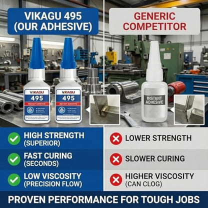 401 & 495 Super Bonder Instant Adhesive 20g Suitable for Plastic Wood Metal Rubber 2 Pack - size: 401 & 495, style: 2 Pack