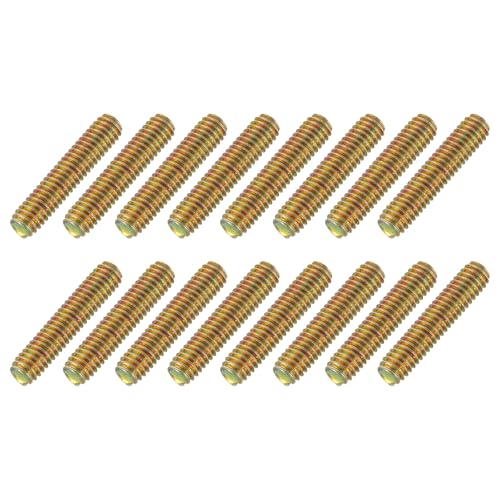uxcell 16 Pack Fully All Threaded Rod 5/16" Thread, 1-1/2" Length, Thread Screw Threaded Rod Screw Sofa Foot Screw Bolt for Chair Furniture Mounting Assembly Fastening - size: 1-1/2"