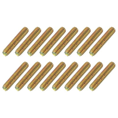 uxcell 16 Pack Fully All Threaded Rod 5/16" Thread, 1-1/2" Length, Thread Screw Threaded Rod Screw Sofa Foot Screw Bolt for Chair Furniture Mounting Assembly Fastening - size: 1-1/2"