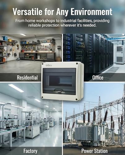 8 Way HT Circuit Breaker Box, Distribution Protection Box - size: 8Way-183x170x95MM