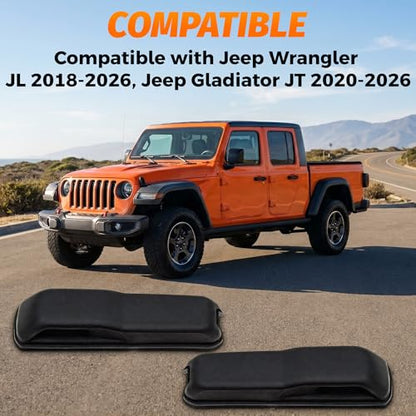 Riloer 68307300AC Hood Stop Bumper & Windshield Rest, 2pcs