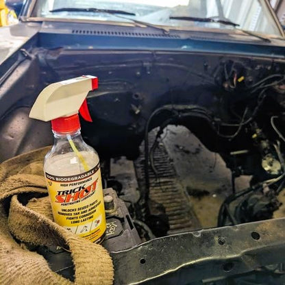 Trick Shot - 3-in-1 Penetrating Lubricant Oil - Biobased Food Grade Industrial Oil for Parts, Rust and Corrosion Remover, Anti-Seize Lubricant Protects Metal Surfaces, Degreases & Cleans - 16 oz - size: 16 Fl Oz, style: 1-Pack