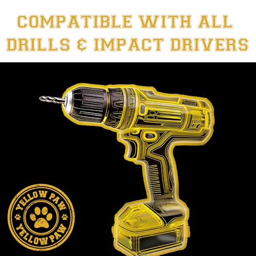 19/32 Inch Drill Bit for Metal - Industrial Grade M35 Cobalt Titanium Aluminum Nitrite - 19/32" Diameter & Total Length of 6" with Working Length of 3" Easily Drill Into Metal, Steel, & Aluminum - size: 19/32"