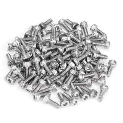 105 Pieces M3 x 8mm Socket Head Cap Screws, Thread Pitch 0.5mm, Sutemribor M3 Screws, 304 Stainless Steel, Fully Threaded, Silver - size: M3 x 8mm, style: Socket Head