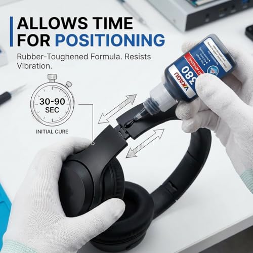 380 Super Glue Black High-Viscosity Instant Adhesive 20g Suitable for Metal Plastic and Rubber 2 Pack - size: 380, style: 2 Pack