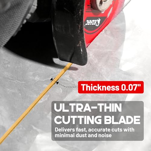 EZARC 5 Inch Diamond Blade for Tile Ceramic Glass, 7/8" Arbor, 2-Pack - size: 5 Inch