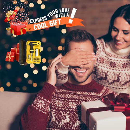 HANPURE Stocking Stuffers for Men & Women - Cool Stuff Magnetic Ratchet Screwdriver Set with Power Drill Adapter - Super Universal Socket Grip Gadgets for Him & Her - style: B-Magnetic Ratchet Screwdriver Set