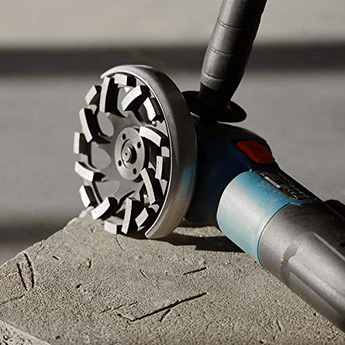 HERZO Diamond Concrete Grinding Wheel 5 inch,Diamond Cup Wheel for Stone Concrete Surface, Cement, Marble, Rock, Granite, and Thinset Removing - size: 5 Inch Standard