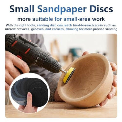 100 PCS 3000 Grit 3 Inch Hook and Loop Sanding Discs - color: 3000 Grit