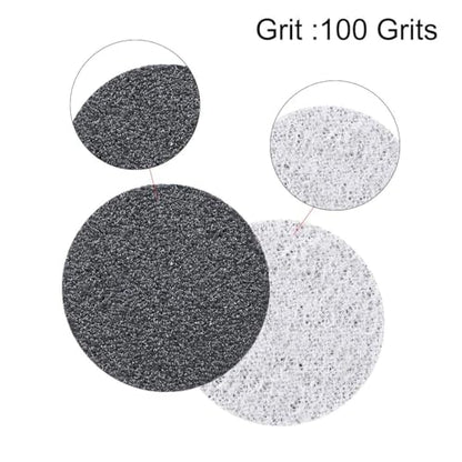 1-Inch Wet or Dry Sandpaper Sanding Paper disc Sanding Discs 100 Grit 100 Pcs - size: 100Pcs 1-inch 100 Grit