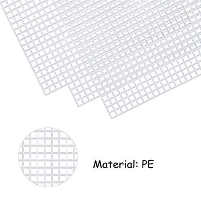 Pllieay 36Pcs Mesh Plastic Canvas Sheets Kit, Embroidery Tools for Craft - size: 36Pcs 6 count