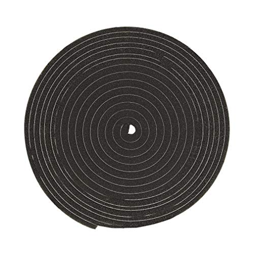 Neoprene Foam Strip Roll By Dualplex, 4" Wide x10' Long 1/16" Thick, Weather Seal High Density Stripping with Adhesive Backing – Weather Strip Roll Insulation Foam Strips - size: 4" Wide x10' Long 1/16" Thick