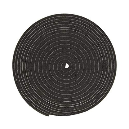 Neoprene Foam Strip Roll By Dualplex, 4" Wide x10' Long 1/16" Thick, Weather Seal High Density Stripping with Adhesive Backing – Weather Strip Roll Insulation Foam Strips - size: 4" Wide x10' Long 1/16" Thick