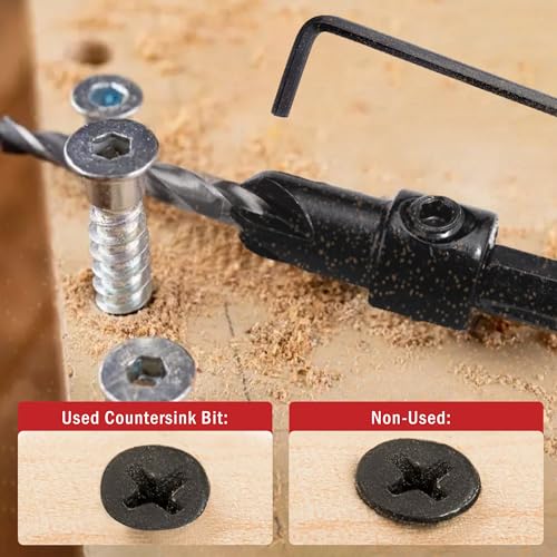 5PCS M2 Countersink Drill Bit Set - size: 5pcs