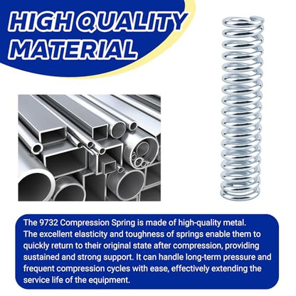 9732 Compression Spring,0.148 GA x 15/16 in. x 4 in. Compression Spring