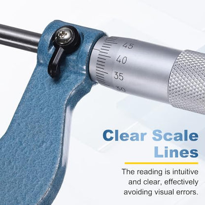 HARFINGTON Metric Outside Micrometer 50-75mm Range +/-0.01mm Accuracy - size: 50-75mm