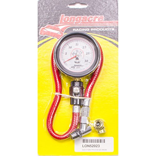 Longacre 52-52023 Tire Pressure Gauge, 2-1/2 Inch, 0-30 PSI - size: 0-30 PSI