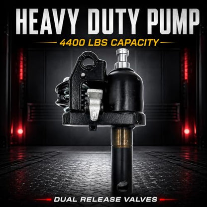 333'S Pallet Jack Hydraulic Pump Replacement, 4400 lb Hydraulic Unit with 45mm Spindle Shaft for Manual Pallet Truck Repair, Black