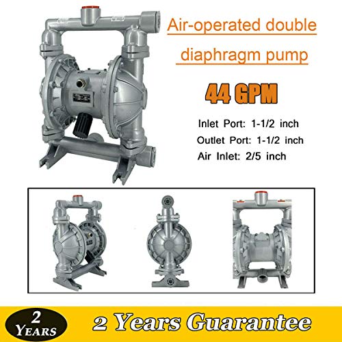Double Diaphragm Pump, Double Diaphragm Transfer Pump Chemical Industrial Use, 9/12/13/14/22/24/30/35/72 GPM (QB-K40)
