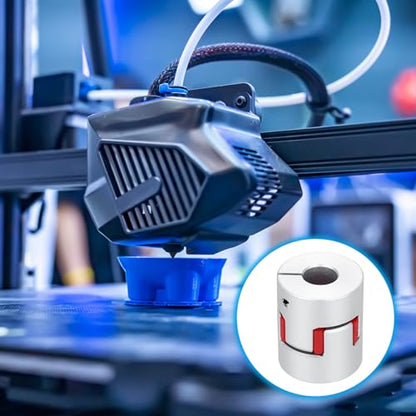 MECCANIXITY Aluminum Shaft Coupling Shaft Coupler 10mm to 10mm Flexible Spider Coupling L30mm x D25mm Coupler Jaw Spider Shaft Joint Connector for 3D Printers DIY CNC Router Milling Machine - size: 10mm to 10mm