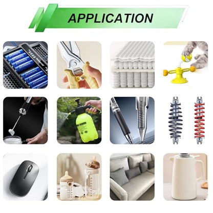 200PCS Spring Assortment Kit Zinc Plated Extension and Compression Springs Kit with 20 Different Sizes for Home Repairs & DIY - size: 200PCS (20 Sizes)